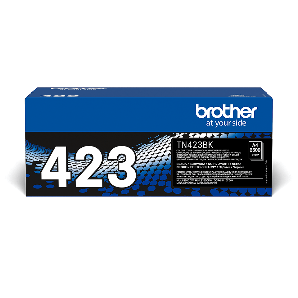 Originali Brother TN423BK dažų kasetė – juodos spalvos 